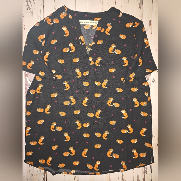 SM Wardrobe Black Fox Shirt - Picture 3 of 8